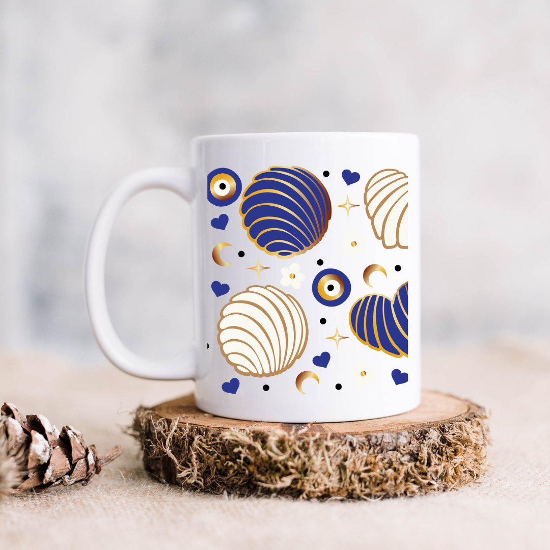 Blue Conchas Coffee Mug