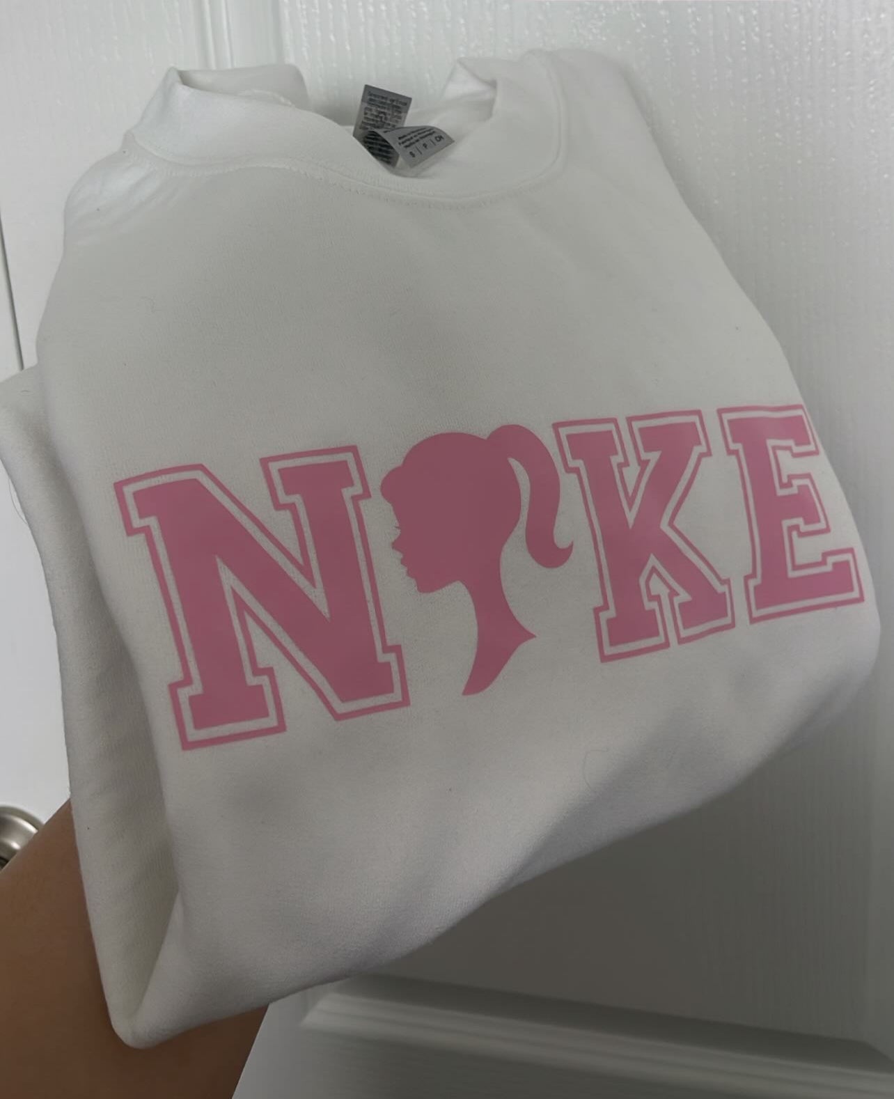NKE White Sweater