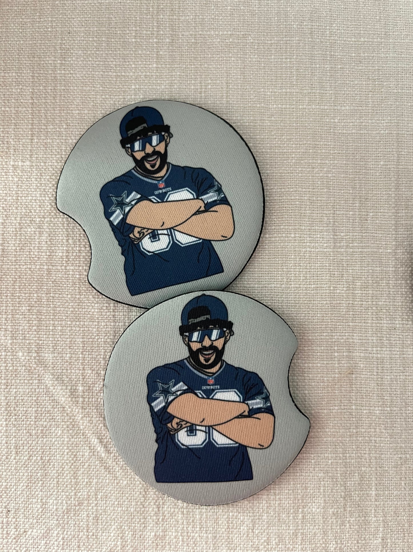 Bad Bunny x Dallas Car Coasters