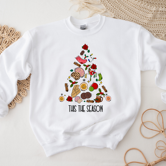 Tis The Season Mexican Christmas Tree Sweatshirt