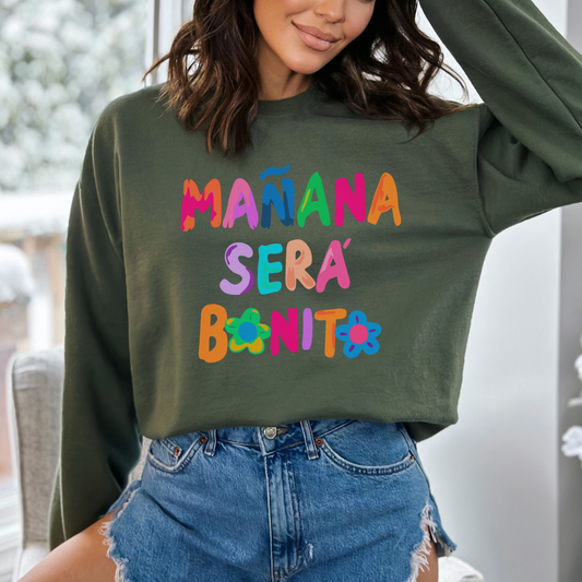 Manana Sera Bonito - Military Green Sweater