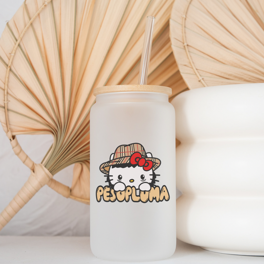 Peso Pluma x Kitty Glass Cup